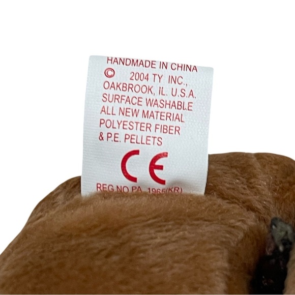 Ty Beanie Baby BANDAGE the Get Well Soon Bear (8.5 inch) MWMT Stuffed Animal Toy - Picture 6 of 6